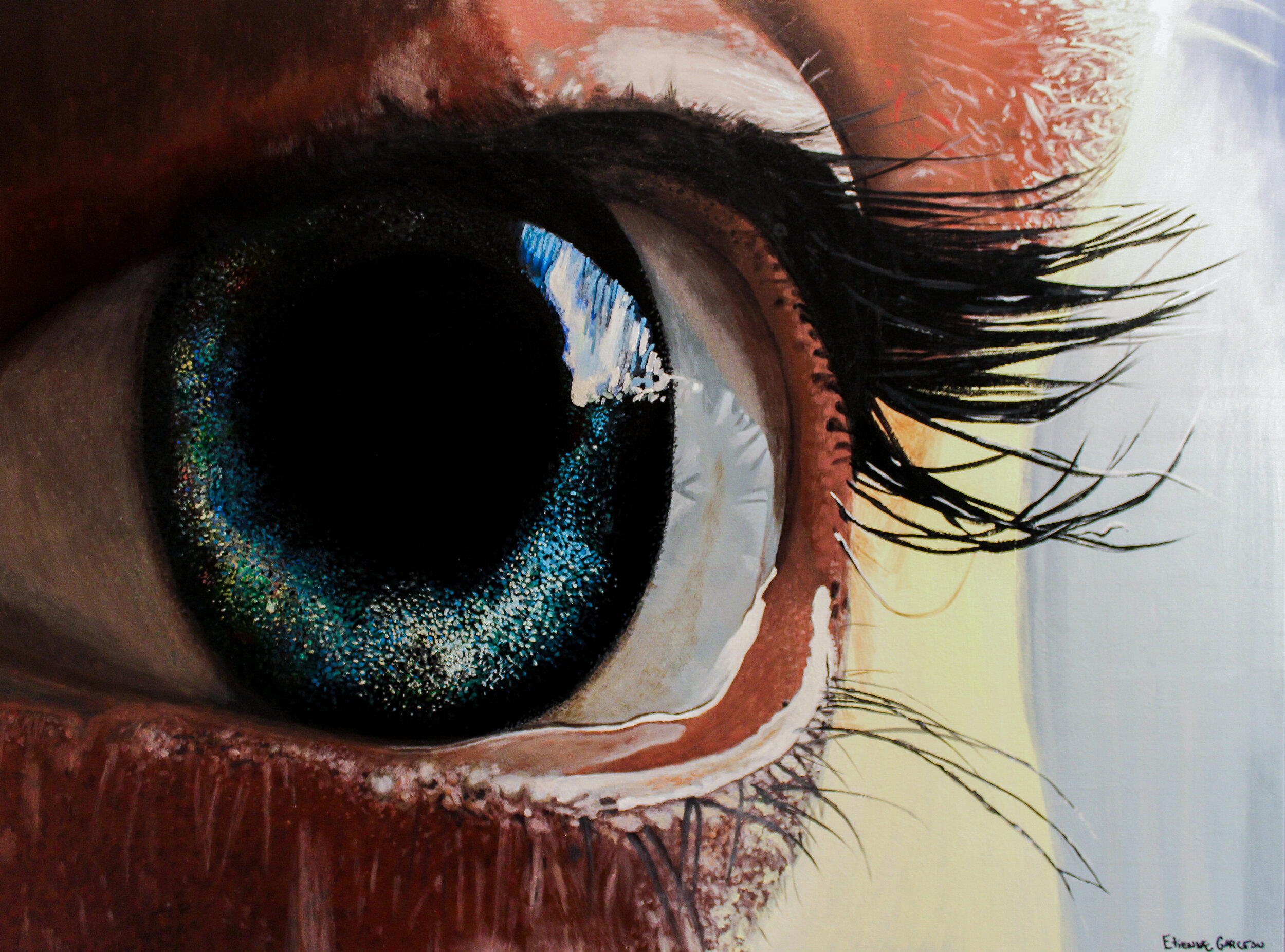 Acinad, painting by Etienne Garceau, 2017