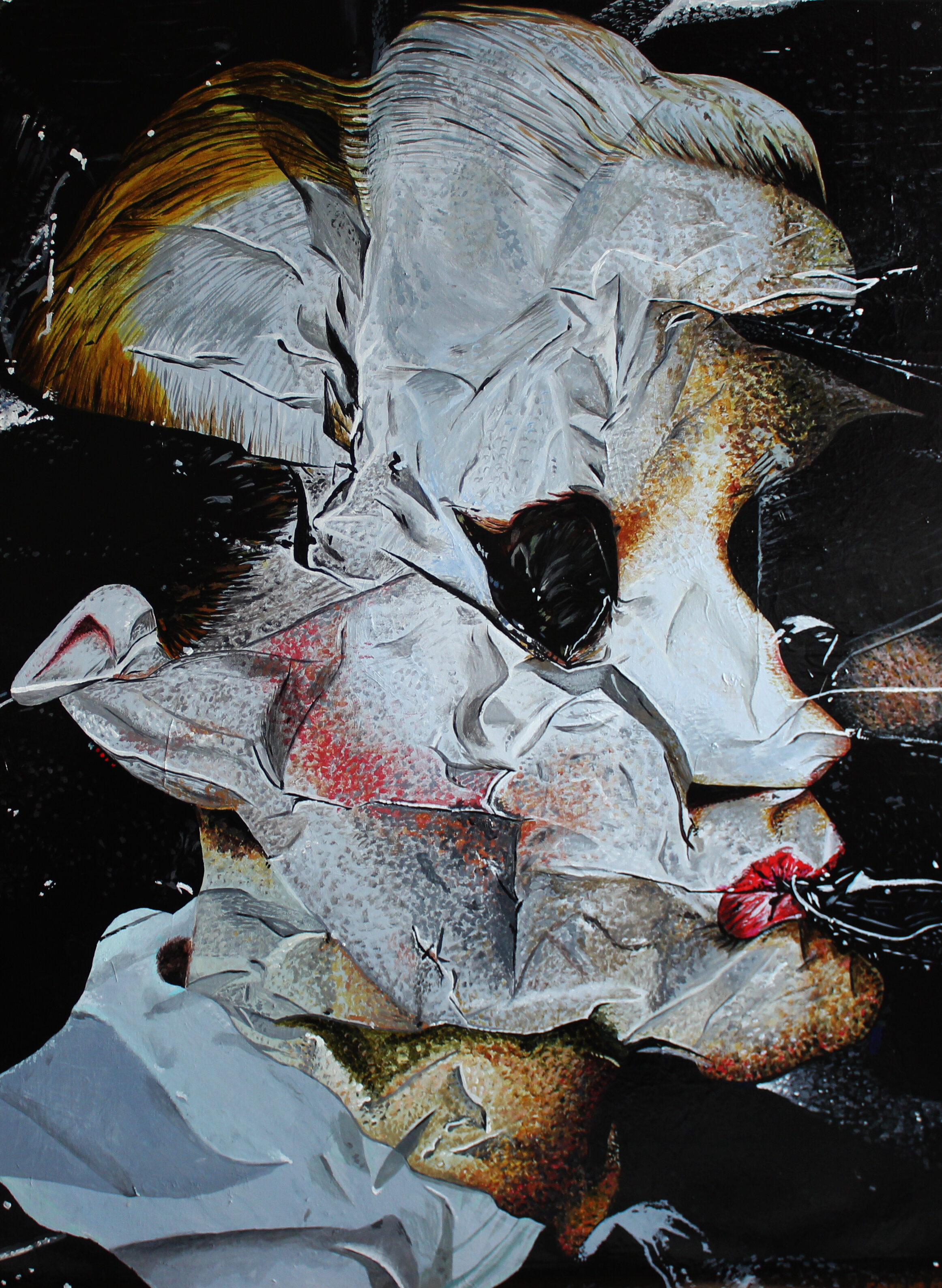 France, painting by Etienne Garceau, 2017