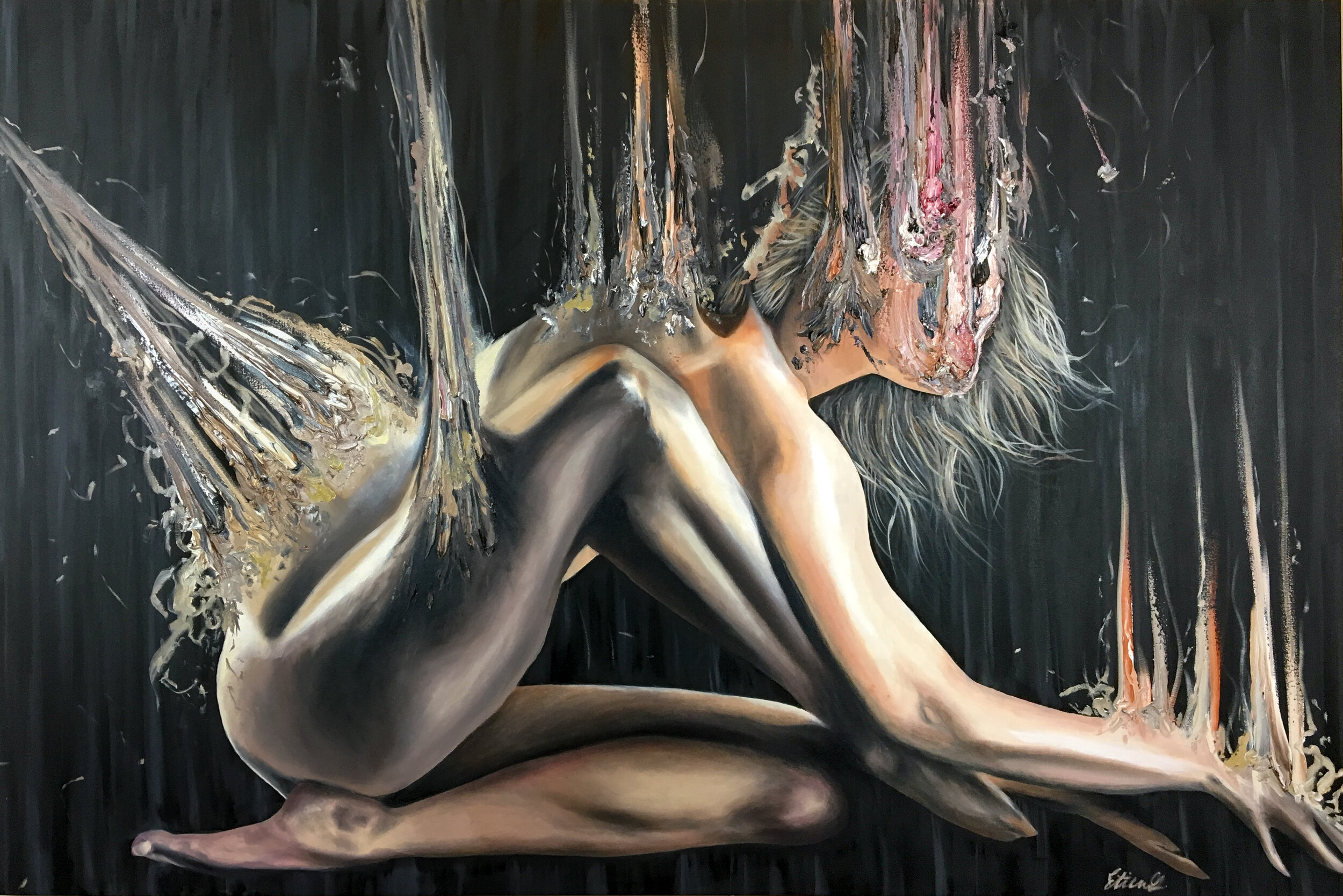 7 Years, painting by Etienne Garceau, 2018