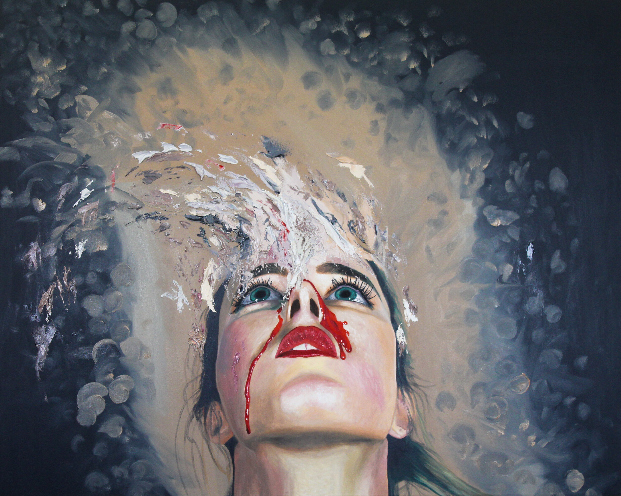 Risk of Fading, painting by Etienne Garceau, 2018
